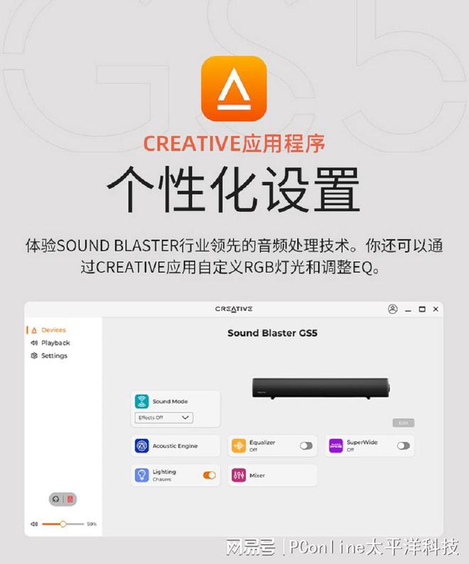 D BLASTER GS5电竞音箱上市米乐体育M6直播平台创新科技SOUN(图3)